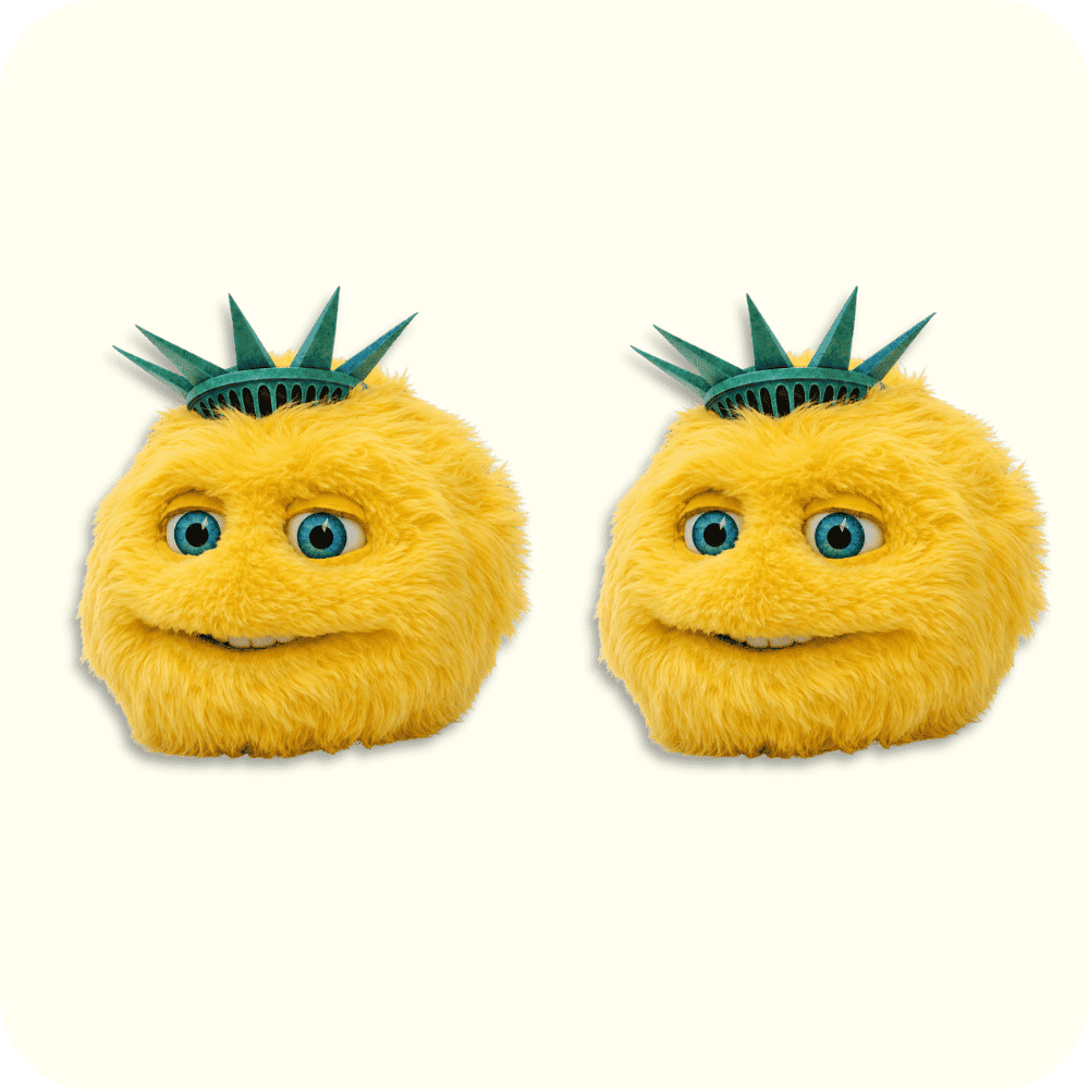 Liberty Biberty Plush 2PCS Liberty Biberty Plush 2PCS