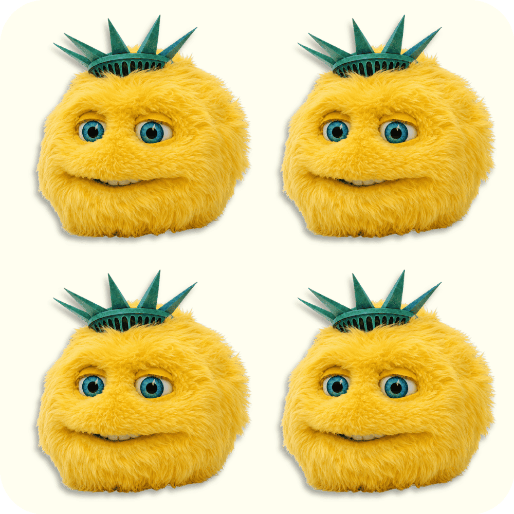 Liberty Biberty Plush 4PCS Liberty Biberty Plush 4PCS
